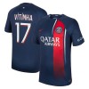Paris Saint Germain 2023-24 Vitinha 17 Thuisshirt
